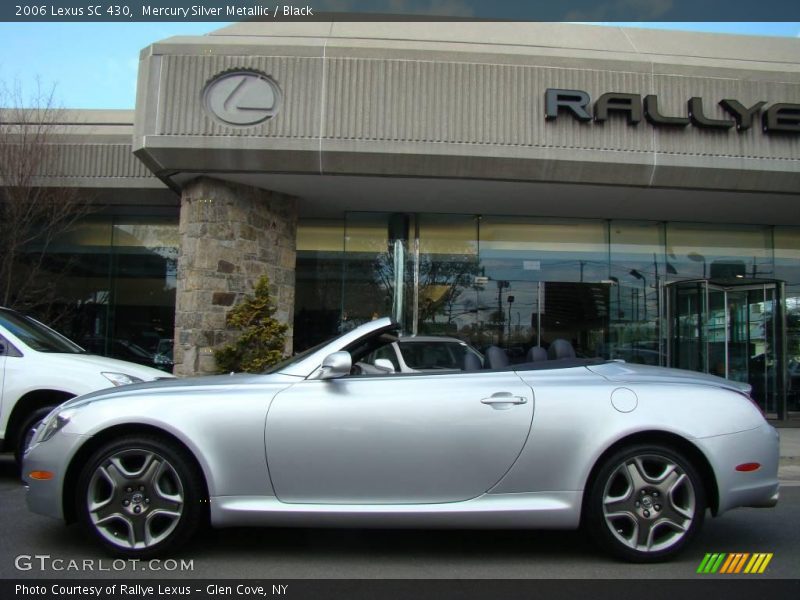 Mercury Silver Metallic / Black 2006 Lexus SC 430