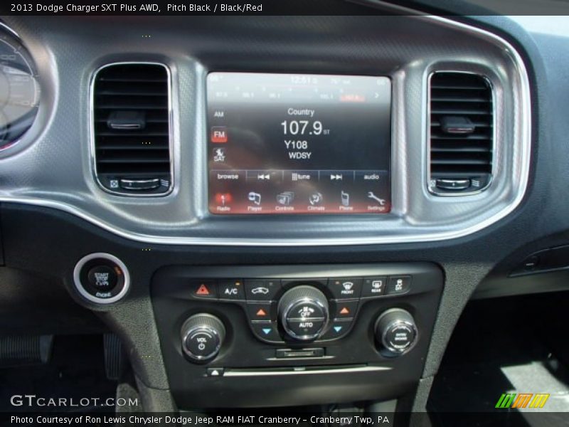 Controls of 2013 Charger SXT Plus AWD