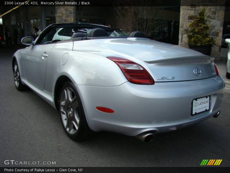 Mercury Silver Metallic / Black 2006 Lexus SC 430