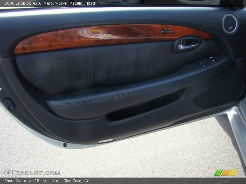 Mercury Silver Metallic / Black 2006 Lexus SC 430