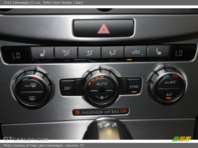 Reflex Silver Metallic / Black 2013 Volkswagen CC Lux