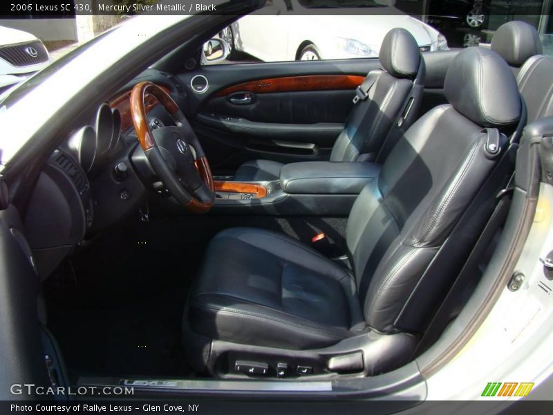 Mercury Silver Metallic / Black 2006 Lexus SC 430