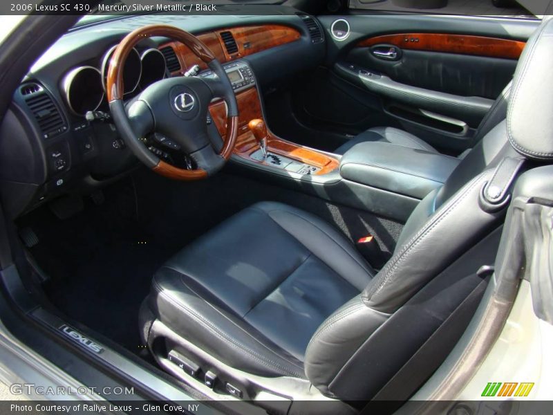 Mercury Silver Metallic / Black 2006 Lexus SC 430