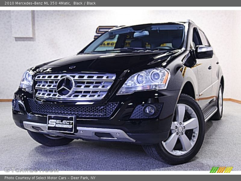 Black / Black 2010 Mercedes-Benz ML 350 4Matic