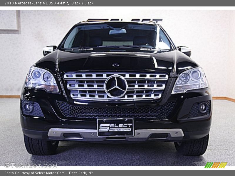 Black / Black 2010 Mercedes-Benz ML 350 4Matic