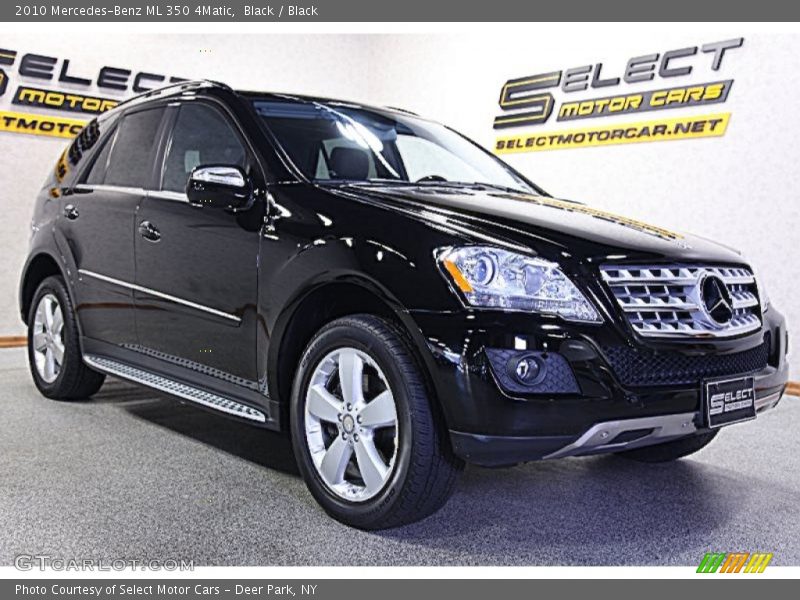Black / Black 2010 Mercedes-Benz ML 350 4Matic