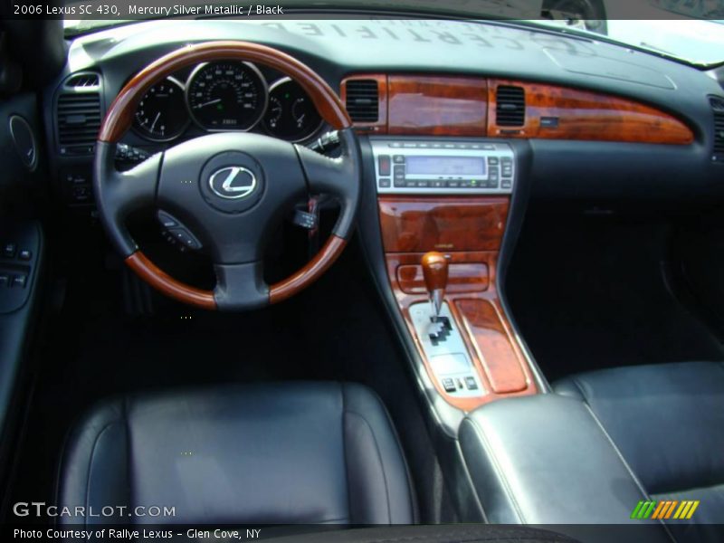 Mercury Silver Metallic / Black 2006 Lexus SC 430