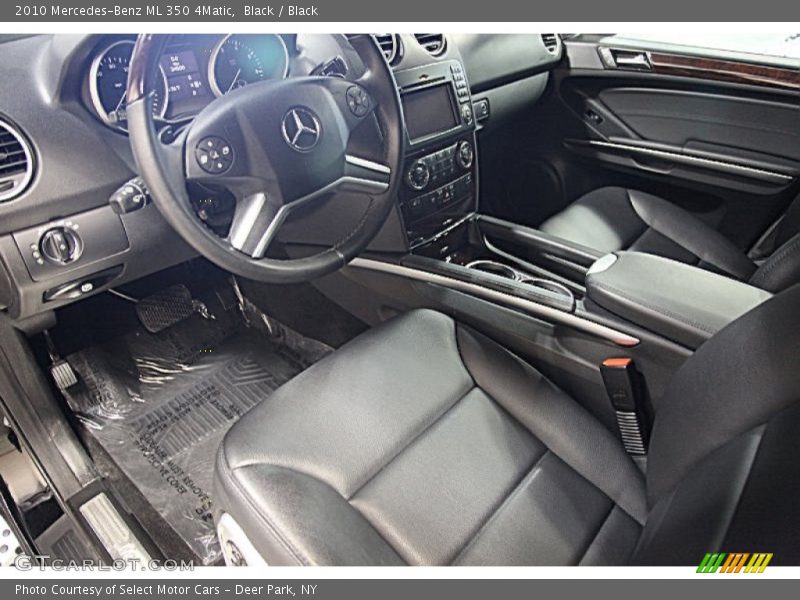 Black / Black 2010 Mercedes-Benz ML 350 4Matic