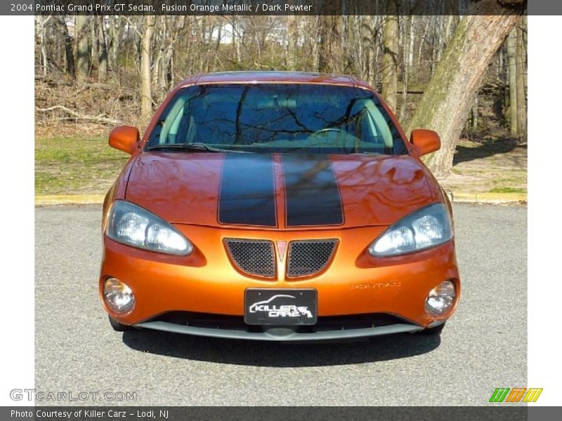 Fusion Orange Metallic / Dark Pewter 2004 Pontiac Grand Prix GT Sedan
