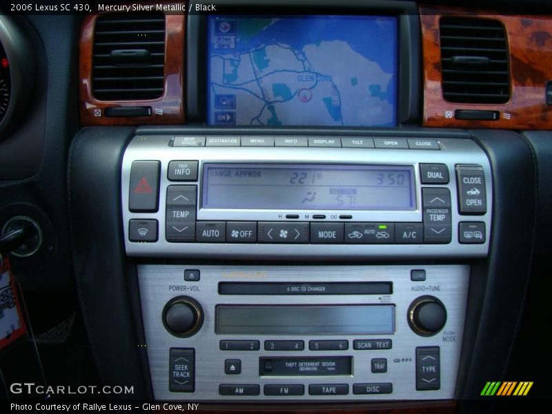 Mercury Silver Metallic / Black 2006 Lexus SC 430