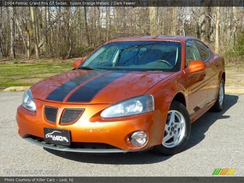 Fusion Orange Metallic / Dark Pewter 2004 Pontiac Grand Prix GT Sedan