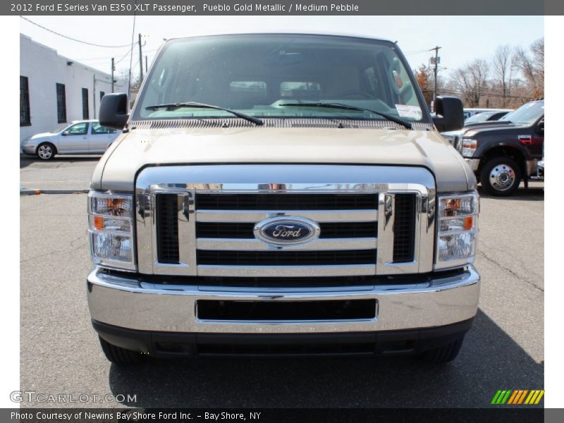 Pueblo Gold Metallic / Medium Pebble 2012 Ford E Series Van E350 XLT Passenger