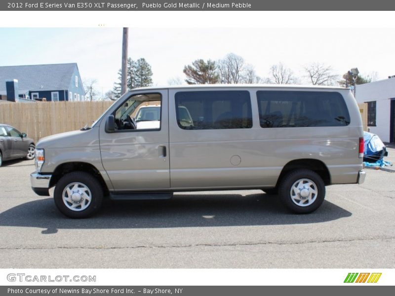 Pueblo Gold Metallic / Medium Pebble 2012 Ford E Series Van E350 XLT Passenger