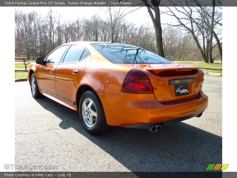 Fusion Orange Metallic / Dark Pewter 2004 Pontiac Grand Prix GT Sedan