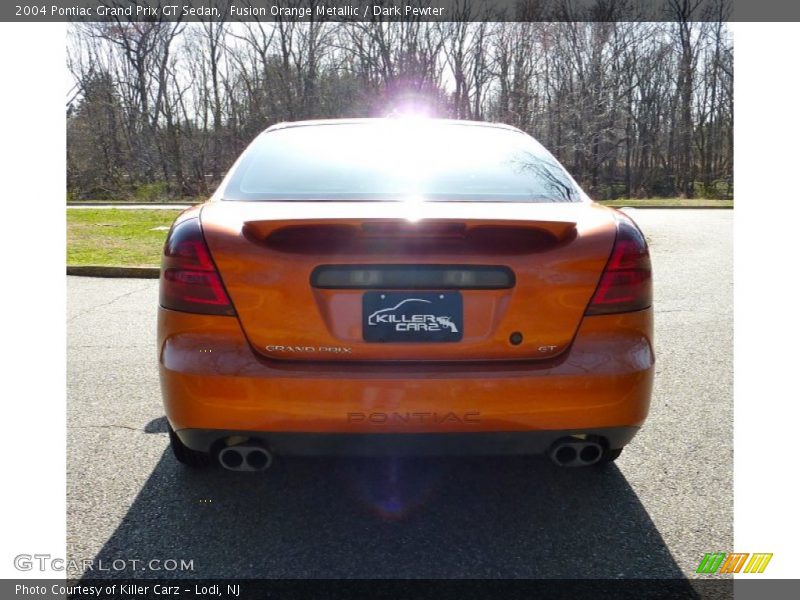 Fusion Orange Metallic / Dark Pewter 2004 Pontiac Grand Prix GT Sedan