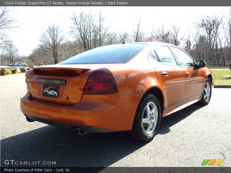 Fusion Orange Metallic / Dark Pewter 2004 Pontiac Grand Prix GT Sedan