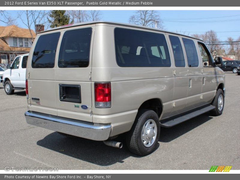 Pueblo Gold Metallic / Medium Pebble 2012 Ford E Series Van E350 XLT Passenger