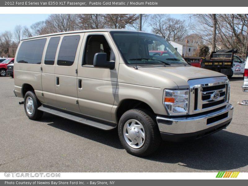 Pueblo Gold Metallic / Medium Pebble 2012 Ford E Series Van E350 XLT Passenger