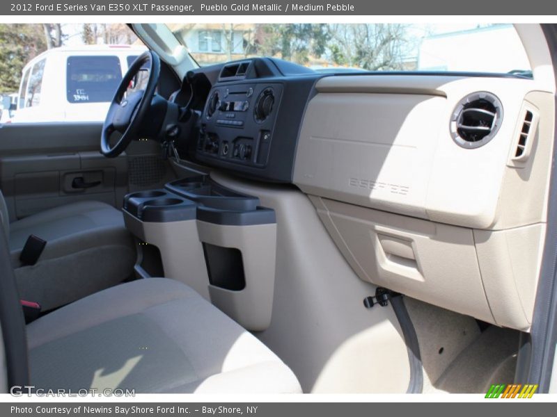 Pueblo Gold Metallic / Medium Pebble 2012 Ford E Series Van E350 XLT Passenger