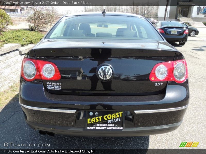 Deep Black / Black 2007 Volkswagen Passat 2.0T Sedan