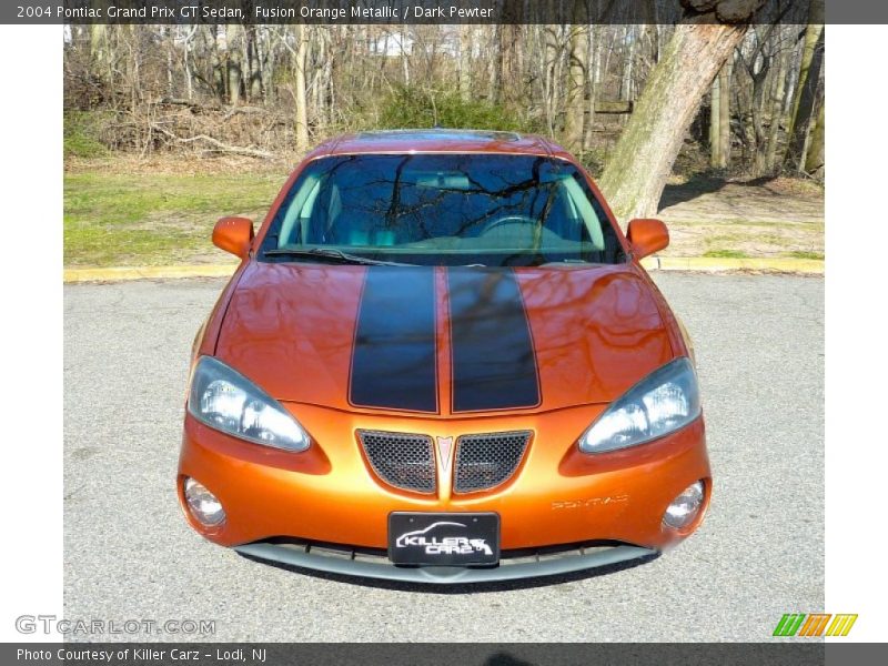 Fusion Orange Metallic / Dark Pewter 2004 Pontiac Grand Prix GT Sedan