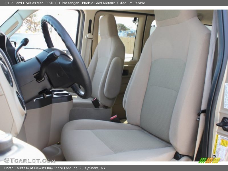 Pueblo Gold Metallic / Medium Pebble 2012 Ford E Series Van E350 XLT Passenger