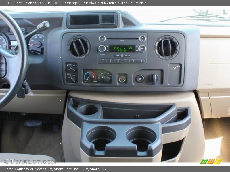 Pueblo Gold Metallic / Medium Pebble 2012 Ford E Series Van E350 XLT Passenger