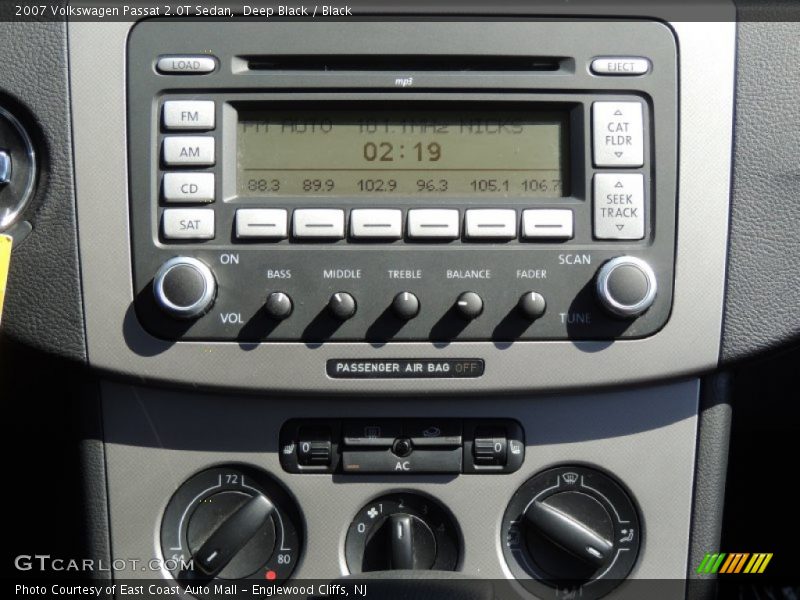Deep Black / Black 2007 Volkswagen Passat 2.0T Sedan