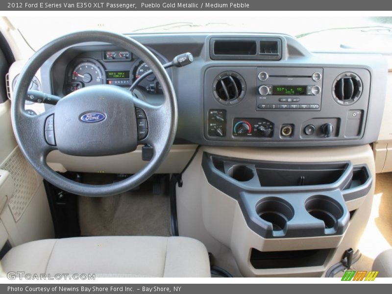 Pueblo Gold Metallic / Medium Pebble 2012 Ford E Series Van E350 XLT Passenger
