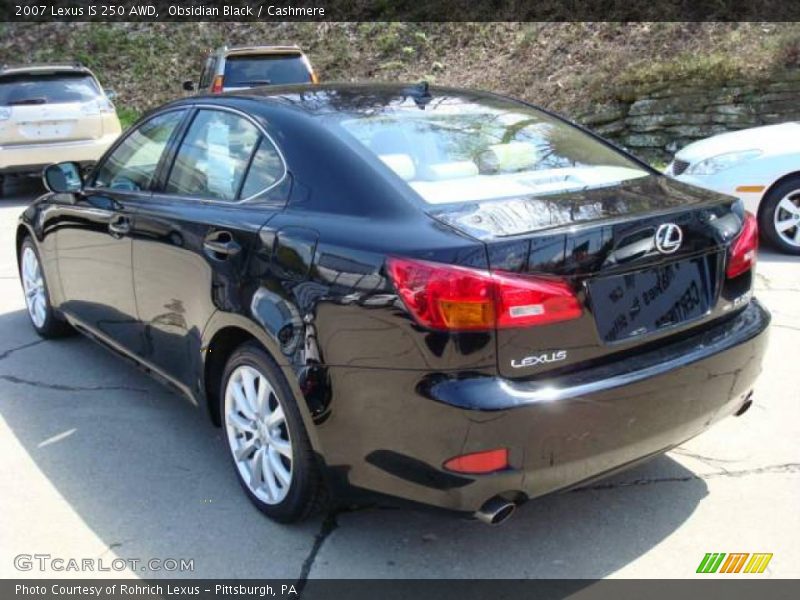Obsidian Black / Cashmere 2007 Lexus IS 250 AWD