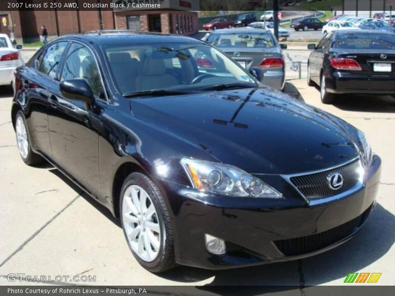 Obsidian Black / Cashmere 2007 Lexus IS 250 AWD