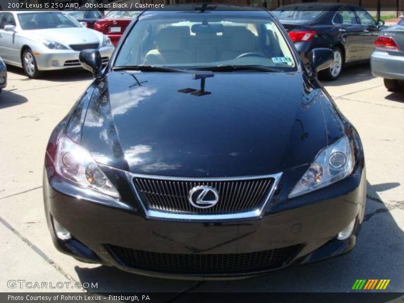 Obsidian Black / Cashmere 2007 Lexus IS 250 AWD
