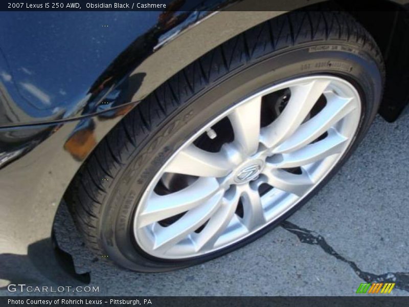 Obsidian Black / Cashmere 2007 Lexus IS 250 AWD
