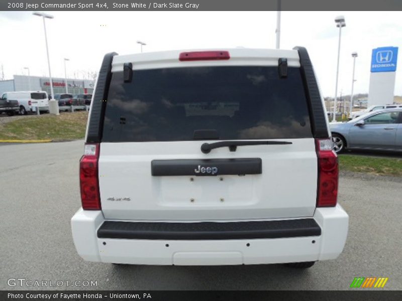 Stone White / Dark Slate Gray 2008 Jeep Commander Sport 4x4