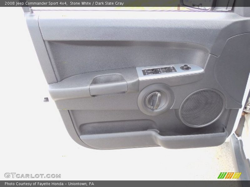 Stone White / Dark Slate Gray 2008 Jeep Commander Sport 4x4
