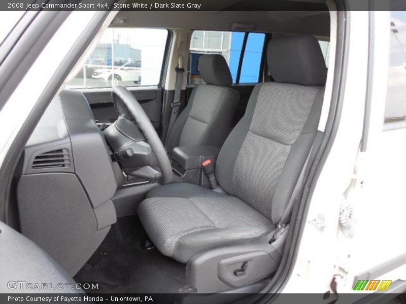 Stone White / Dark Slate Gray 2008 Jeep Commander Sport 4x4