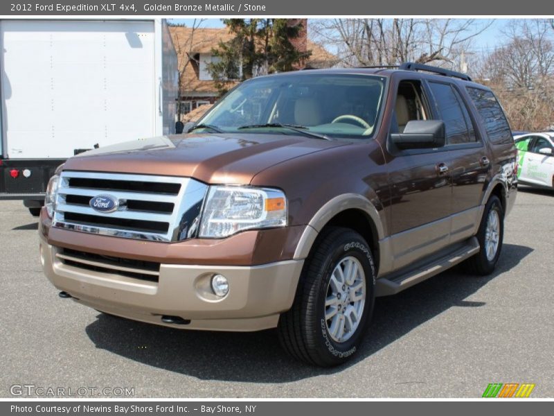 Golden Bronze Metallic / Stone 2012 Ford Expedition XLT 4x4