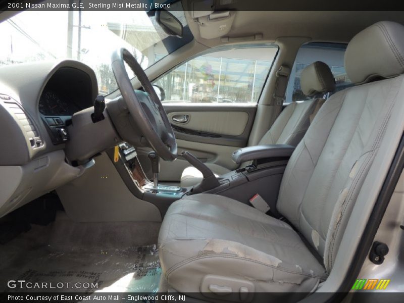 Sterling Mist Metallic / Blond 2001 Nissan Maxima GLE
