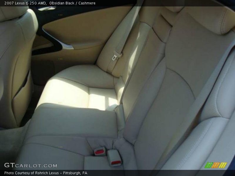 Obsidian Black / Cashmere 2007 Lexus IS 250 AWD