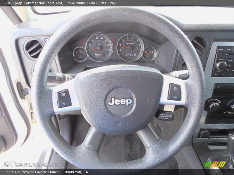 Stone White / Dark Slate Gray 2008 Jeep Commander Sport 4x4