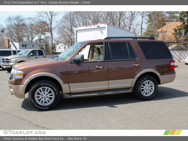 Golden Bronze Metallic / Stone 2012 Ford Expedition XLT 4x4
