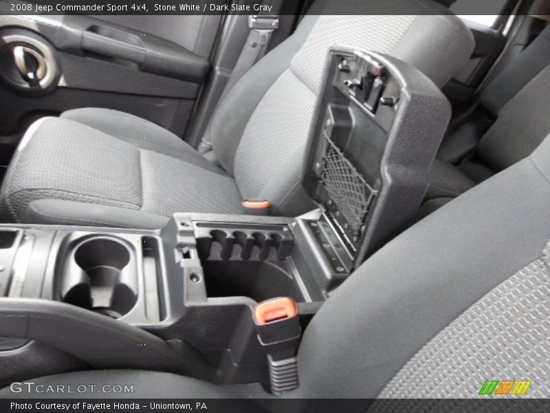 Stone White / Dark Slate Gray 2008 Jeep Commander Sport 4x4