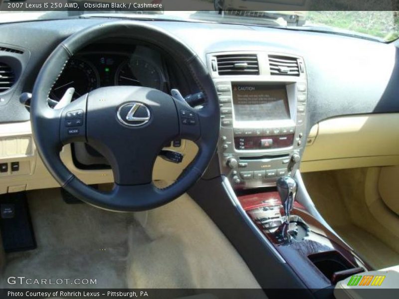 Obsidian Black / Cashmere 2007 Lexus IS 250 AWD