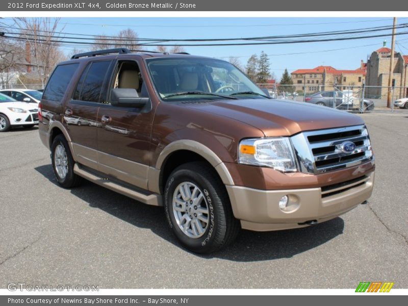Golden Bronze Metallic / Stone 2012 Ford Expedition XLT 4x4