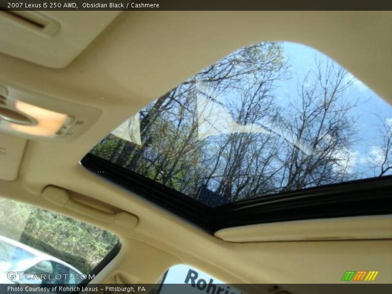 Obsidian Black / Cashmere 2007 Lexus IS 250 AWD