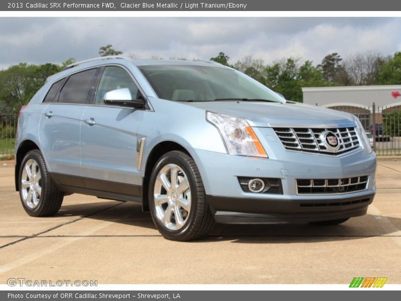 Glacier Blue Metallic / Light Titanium/Ebony 2013 Cadillac SRX Performance FWD