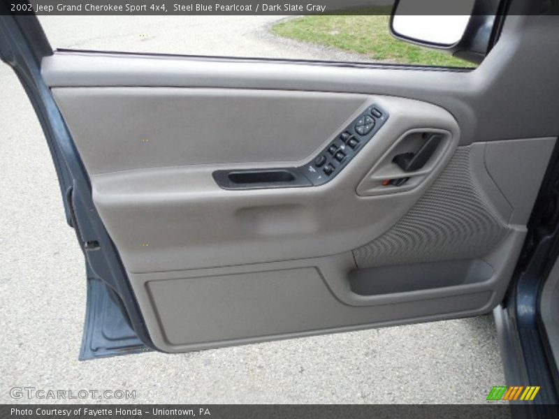 Steel Blue Pearlcoat / Dark Slate Gray 2002 Jeep Grand Cherokee Sport 4x4