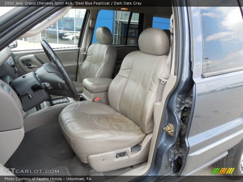 Steel Blue Pearlcoat / Dark Slate Gray 2002 Jeep Grand Cherokee Sport 4x4