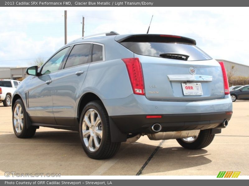 Glacier Blue Metallic / Light Titanium/Ebony 2013 Cadillac SRX Performance FWD