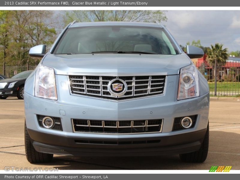 Glacier Blue Metallic / Light Titanium/Ebony 2013 Cadillac SRX Performance FWD